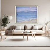 Maanlicht bij Skagen Beach door P.S. Krøyer, Art Poster