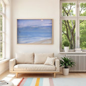 Maanlicht bij Skagen Beach door P.S. Krøyer, Art Poster