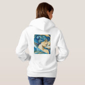 maanlicht-bosfee hoodie (Achterkant volledig)