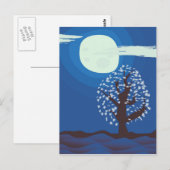 maanlicht briefkaart (Voorkant / Achterkant)