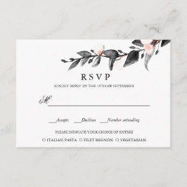 maanlicht | BRUILOFT RSVP MAALTIJD KEUZE