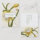 maanlicht-cactus visitekaartje (Voorkant / Achterkant)