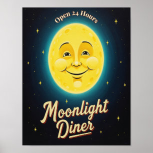  maanlicht diner poster