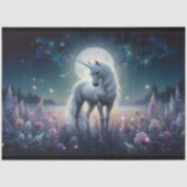 Maanlicht Eenhoorn Droom Decoupage Tissuepapier (Voorkant)