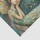MAANLICHT ELVENMEISJE DECOUPAGE TISSUEPAPIER (Detail)