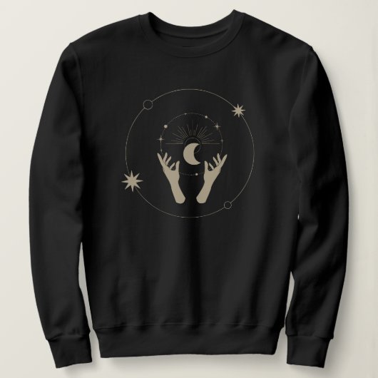 maanlicht fantasie esthetisch ontwerp trui (Design voorkant)