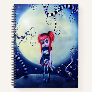 Maanlicht Goth Pop Notitieboek
