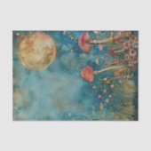 Maanlicht in de Fairy Garden Decoupage Tissuepapier (Voorkant)