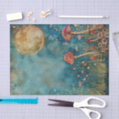 Maanlicht in de Fairy Garden Decoupage Tissuepapier (Craft)