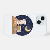Maanlicht KonijnenBakkerij iPhone 15 Case (Achterkant horizontaal)