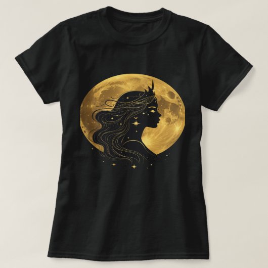 Maanlicht Koningin T-shirt (Design voorkant)