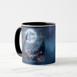 Maanlicht Magie – Betoverd Halloween Mokontwerp Mok