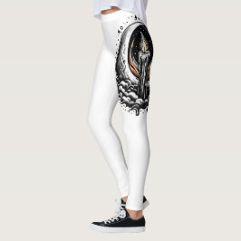 Maanlicht Magisch-wit Leggings