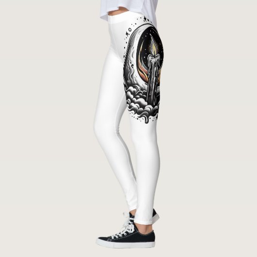Maanlicht Magisch-wit Leggings (Links)
