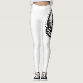 Maanlicht Magisch-wit Leggings