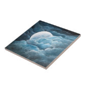 maanlicht, magische maan, maan tegeltje (Zijkant)