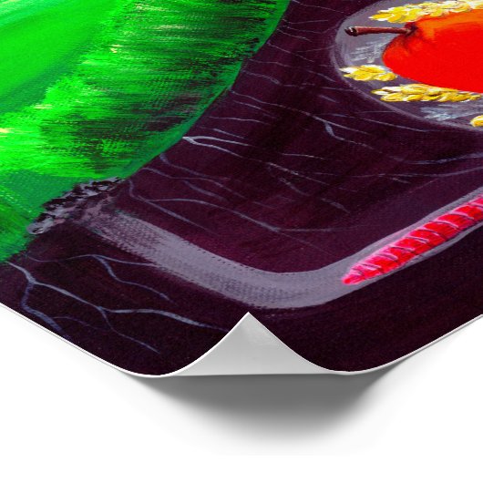 Maanlicht Melodie | Knuffelmuis Slaapkamer Poster (Hoek)