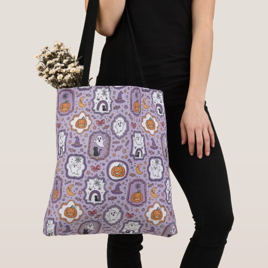 Maanlicht Mischief Halloween Tote Bag (Dichtbij)