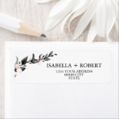 maanlicht | Moderne botanische bruiloft Etiket (Insitu)