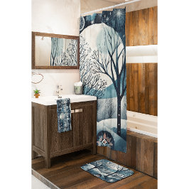 Maanlicht Noords Woud Badmat