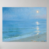 Maanlicht over Skagen Strand, PS Kroyer, Kunst Poster (Voorkant)