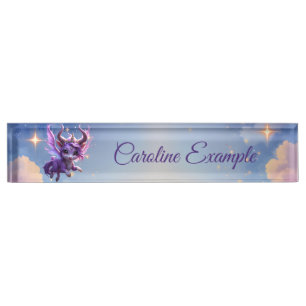 Maanlicht Rijk Bewaker – Violet Dreamling. Naambordje