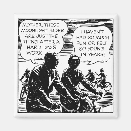 maanlicht ritten magneet (Voorkant)