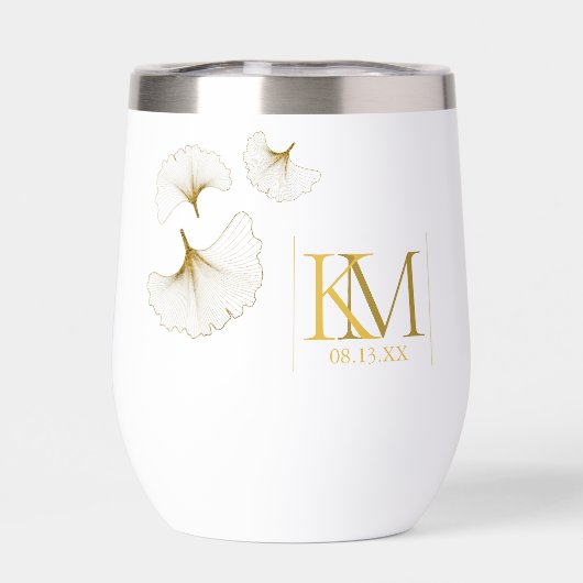 Maanlicht Romantiek Initialen Goud ID881 (Achterkant)