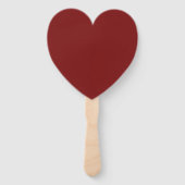Maanlicht Rood Handwaaier (Voorkant)