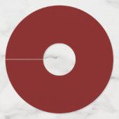 Maanlicht Rood Wijnglaslabel (Voorkant)