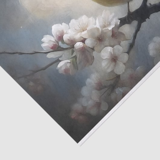 Maanlicht Songbird Decoupage Tissuepapier (Detail)