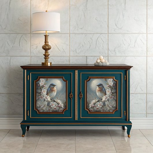 Maanlicht Songbird Decoupage Tissuepapier