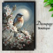 Maanlicht Songbird Decoupage Tissuepapier