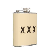 Maanlicht stijl monogram heupfles (Rechts)