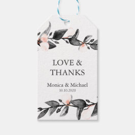 maanlicht | Trouwnamen Bedankt Favor Cadeaulabel