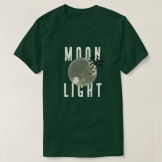 Maanlicht Vintage Donkergroene Grafische T-Shirt