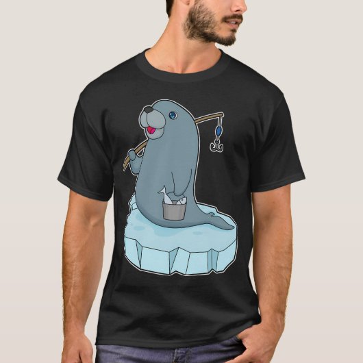 Maanlicht vissen t-shirt (Voorkant)