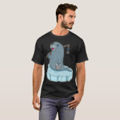 Maanlicht vissen t-shirt (Voorkant volledig)