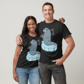Maanlicht vissen t-shirt (Unisex)