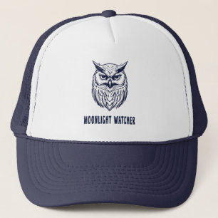 Maanlicht Waarnemer Truckerhoed – Uil-Geïnspireerd Trucker Pet
