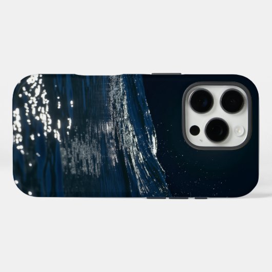 maanlicht water Case-Mate iPhone case (Achterkant (horizontaal))