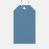 Maanlichtgevecht (Waterbuffels vechten) Cadeaulabel (Achterkant)