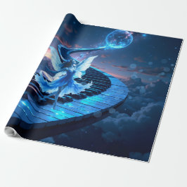 Maanlichtrepetitie – Dansen in het maanlicht. Cadeaupapier