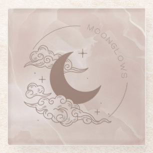 Maanlichts Glazen Onderzetter