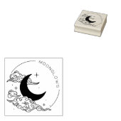 Maanlichts Rubberstempel (Gestempeld)