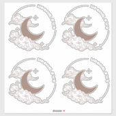Maanlichts Sticker (Vel)