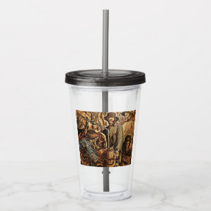 Maanlichtstokers maken witte bliksem whisky drank acryl drinkbeker