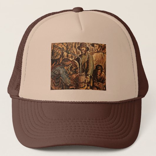 Maanlichtstokers maken witte bliksem whisky drank trucker pet (Voorkant)