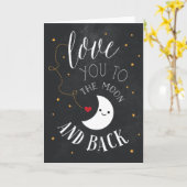 Maanliefde Kaart (Gele Bloem)