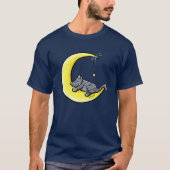 Maanliefde Tabby Kat T-Shirt (Voorkant)